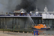 Eastbourne Pier Fire, Eastbourne, Britain - 30 Jul 2014