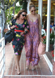 Jennifer Lopez & Leah Remini Shopping At Fred Segal 