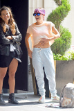 *EXCLUSIVE* Lily Allen shows off her toned tummy out in New York