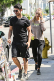 Joe Jonas and Blanda Eggenschwiler do lunch at Kings Road Cafe