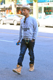 *EXCLUSIVE* Pharrell Williams is HAPPY to be launching the NFL