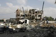 72 hour truce in the Gaza Strip, Gaza Palestinian Territories - 05 Aug 2014