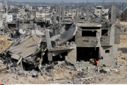Destructions in Gaza-City