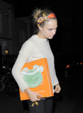 ENTS: Cara Delevingne Leaves The Chiltern Firehouse Restaurant