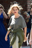 A Sloppy Looking Sofia Vergara spends the day with her "Modern Family"
