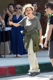A Sloppy Looking Sofia Vergara spends the day with her "Modern Family"