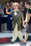 A Sloppy Looking Sofia Vergara spends the day with her "Modern Family"