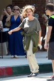 A Sloppy Looking Sofia Vergara spends the day with her "Modern Family"