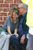 Sofia Vergara has a bad hair day with Ed O'Neill for 'Modern Family'