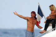 Pierre Casiraghi in Saint Tropez