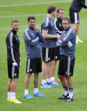 UEFA Supercup Football Training and Press Conference, Cardiff City Stadium, Cardiff, Wales, Britain - 11 August 2014