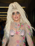 Lady Gaga at Narita International airport, Chiba pref, Japan - 12 Aug 2014