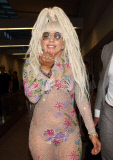 Lady Gaga at Narita International airport, Chiba pref, Japan - 12 Aug 2014
