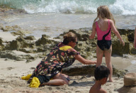 Kate Moss im Urlaub auf Ibiza