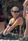 Kate Moss im Urlaub auf Ibiza