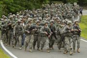 New Cadets march back to the U.S. Military Academy at West Point