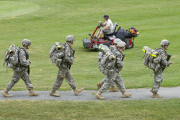 New Cadets march back to the U.S. Military Academy at West Point