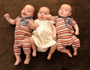 Mother gives birth to four babies within space of nine months, London, Britain - 22 Jul 2014