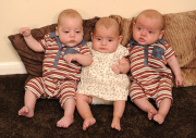 Mother gives birth to four babies within space of nine months, London, Britain - 22 Jul 2014