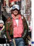 Mickey Rourke out and about in the West Village, New York, America - 16 Feb 2009