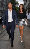 Tamara Ecclestone and Jay Rutland out and about, London, Britain - 13 Aug 2014