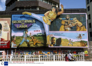 FILM BILLBOARDS IN BOMBAY, INDIA - 1986