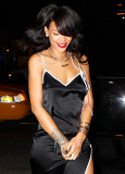 Rihanna flashes some skin in NYC
