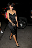 Rihanna flashes some skin in NYC