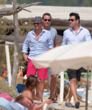 Ryan Seacrest and Shayna Taylor in Saint Tropez