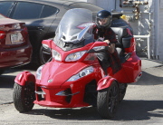 Justin Bieber Cruises Around Town With Friends 