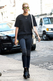 Hailey Baldwin and Gabby Westbrook out and about, New York, America - 20 Aug 2014