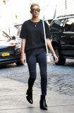 Hailey Baldwin and Gabby Westbrook out and about, New York, America - 20 Aug 2014