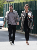 EXC - FRANK LAMPARD AND CHRISTINE BLEAKLEY OUT FOR LUNCH IN CHESHIRE