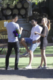 *EXCLUSIVE* Loved up duo Jesse Metcalfe and Cara Santana head to a Malibu winery 