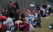 Leeds Festival ... Die Zeltstadt nach Ende des Musikfestivals