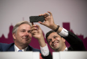 Raed Saleh, Klaus Wowereit, Landesparteitag SPD Berlin