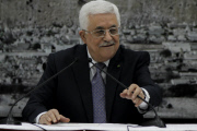 Mahmoud Abbas delivers speech in Ramallah, West Bank, Palestinian Territories - 26 Aug 2014