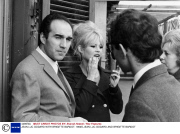 JEAN LUC GODARD WITH BRIGITTE BARDOT- 1960S