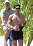Pier Silvio Berlusconi shows of his incredible body at 45 years old in Saint Tropez