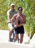Pier Silvio Berlusconi shows of his incredible body at 45 years old in Saint Tropez