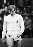 Fussballer beim DFB-Pokalspiel Schalke 04 gegen Borussia Moenchengladbach, Saison 1966/1967
