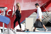 EXC: KATE MOSS AND  JAMIE HINCE LEAVING FORMENTERA!