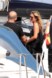 EXC: KATE MOSS AND  JAMIE HINCE LEAVING FORMENTERA!