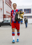 Fussball: Bayerns Fussballer beim Paulaner Sponsorentermin