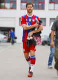 Fussball: Bayerns Fussballer beim Paulaner Sponsorentermin