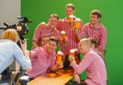 Fussball: Bayerns Fussballer beim Paulaner Sponsorentermin