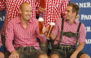 Fussball: Bayerns Fussballer beim Paulaner Sponsorentermin