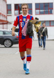 Fussball: Bayerns Fussballer beim Paulaner Sponsorentermin