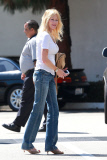 *EXCLUSIVE* Make-Up Free Melanie Griffith at Saks Fith Ave