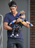Semi-Exclusive... Josh Duhamel & Fergie Celebrate Axl's First Birthday 